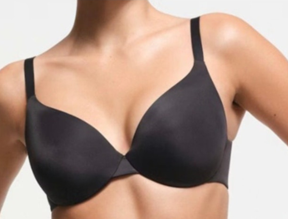 NWT SKIMS Smoothing Intimates Full Coverage Bra ~ Onyx Black 34C Fast Ship!